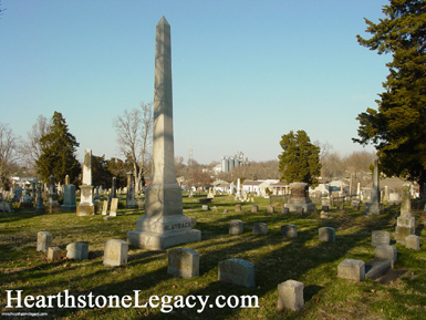 Machpelah Cemetery in Lexington, Missouri Lafayette County, MO view 1 